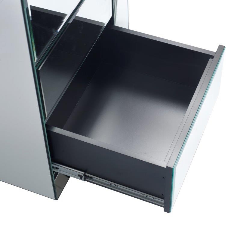 Mesa de Cabeceira Lorena 03 Gavetas com Fecho Toque 