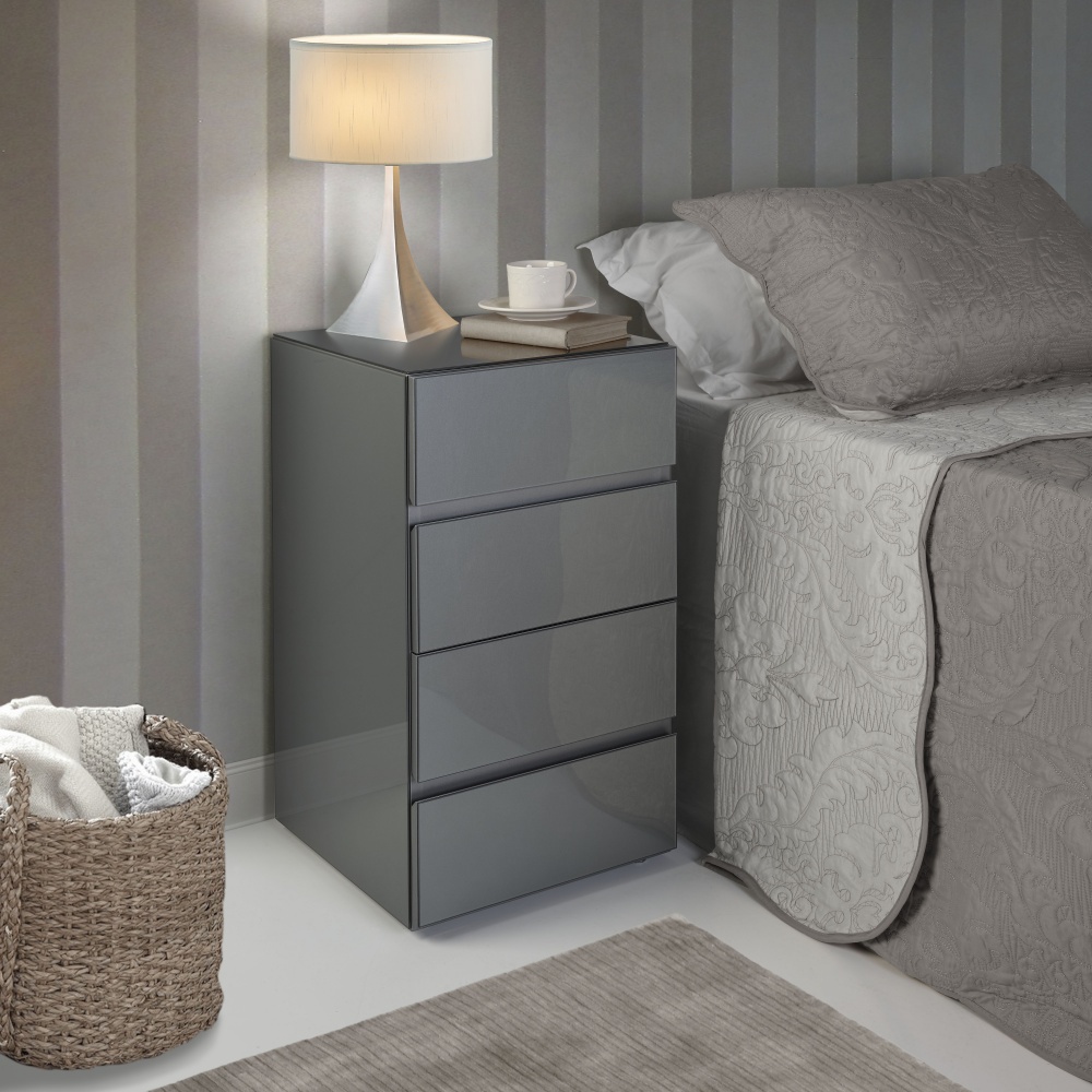 Mesa de Cabeceira Julia 04 Gavetas